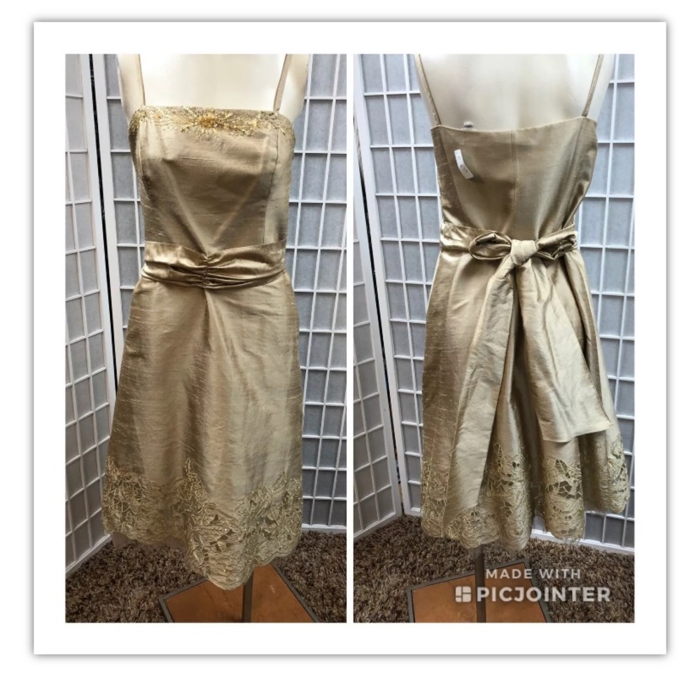 Liz Elana, dress, parties/cocktail, Gold, size10.: